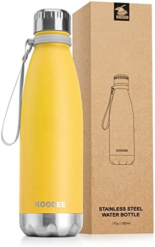 koodee Water Bottle 12 oz Stainless Steel Vacuum Insulated FLask Cola Shape  Leak-Proof Metal Water Bottles(Purple) - Yahoo Shopping